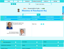 Tablet Screenshot of panchayat.gov.in